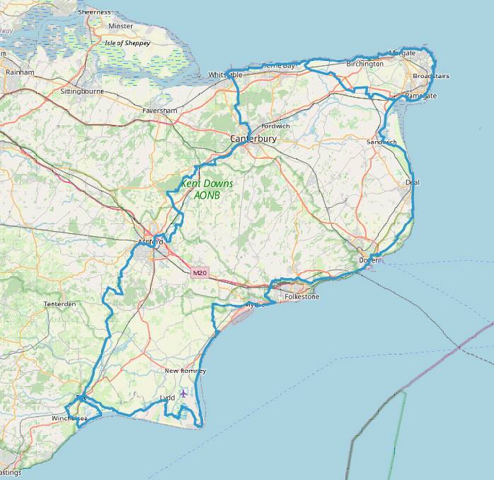 Cantii Way - A new 236 KM cycle route in Kent