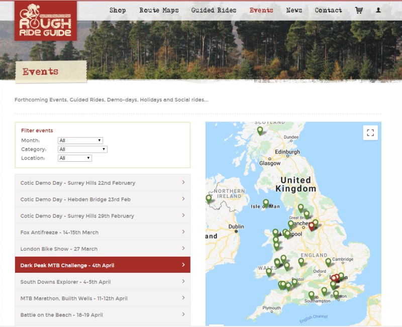 RRG Events page goes live