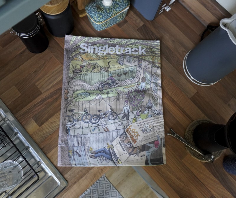 Singletrack Tea towel