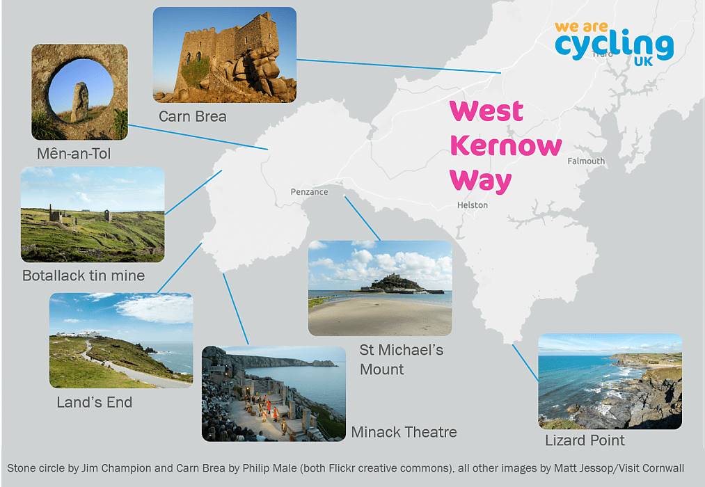 West Kernow Way - A new Cycling UK route in Cornwall